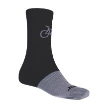 Obrázek k výrobku 4640 - Sensor ponožky Tour merino černá/šedá