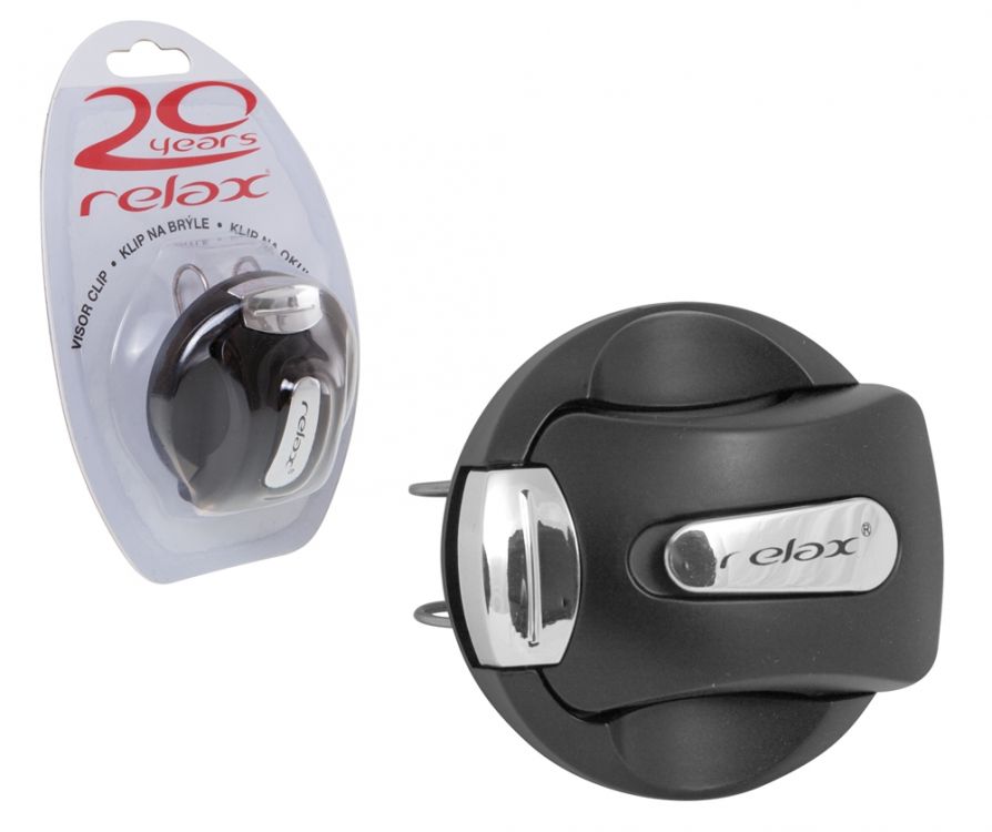 Obrázek k výrobku 4015 - Držák na brýle na stínítko do auta RELAX černá RCC01