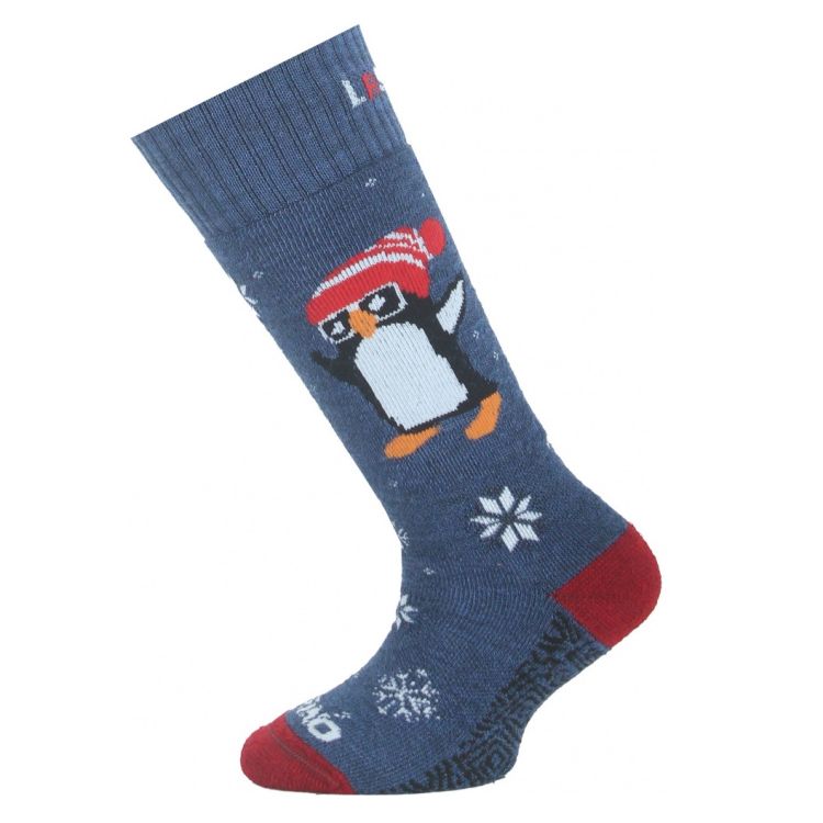 Obrázek k výrobku 7501 - Lasting dětské merino lyžařské ponožky SJT modré