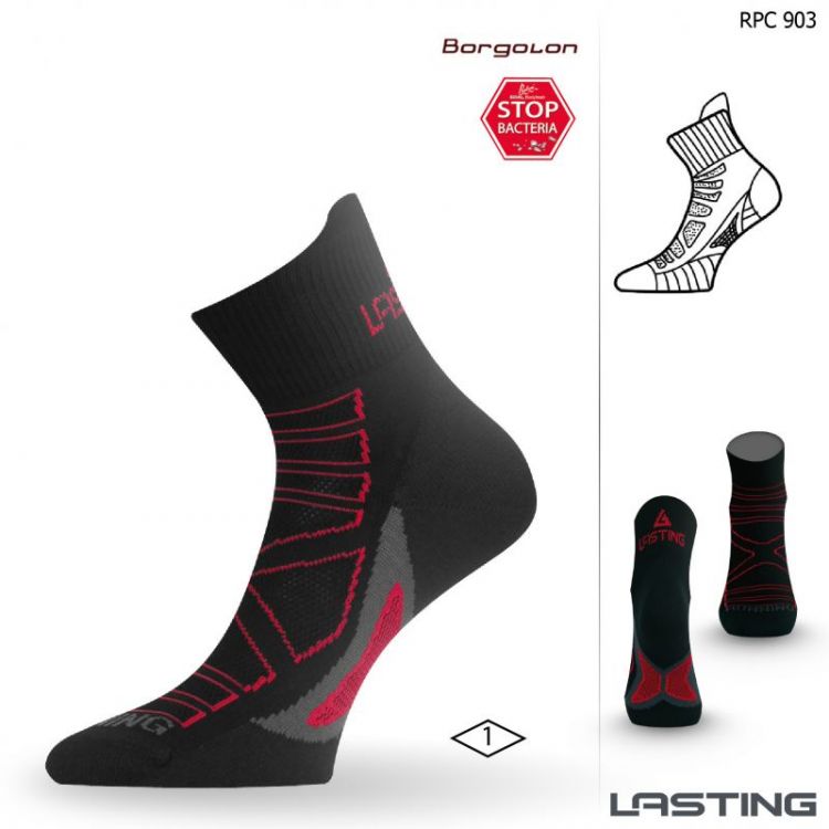 Obrázek k výrobku 2786 - Lasting funkční běžecké ponožky RPC černé
