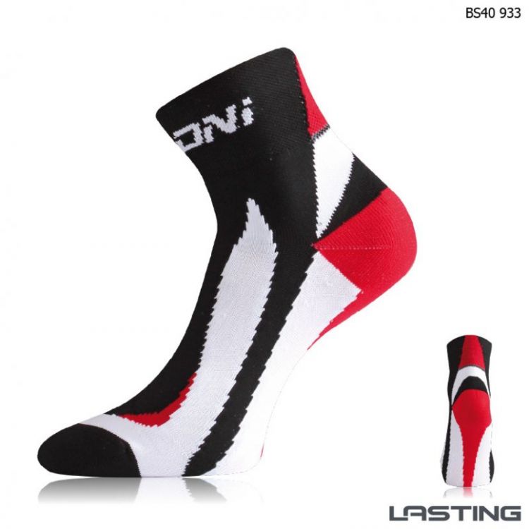 Obrázek k výrobku 2793 - Lasting funkční cyklo ponožky BS40 černé