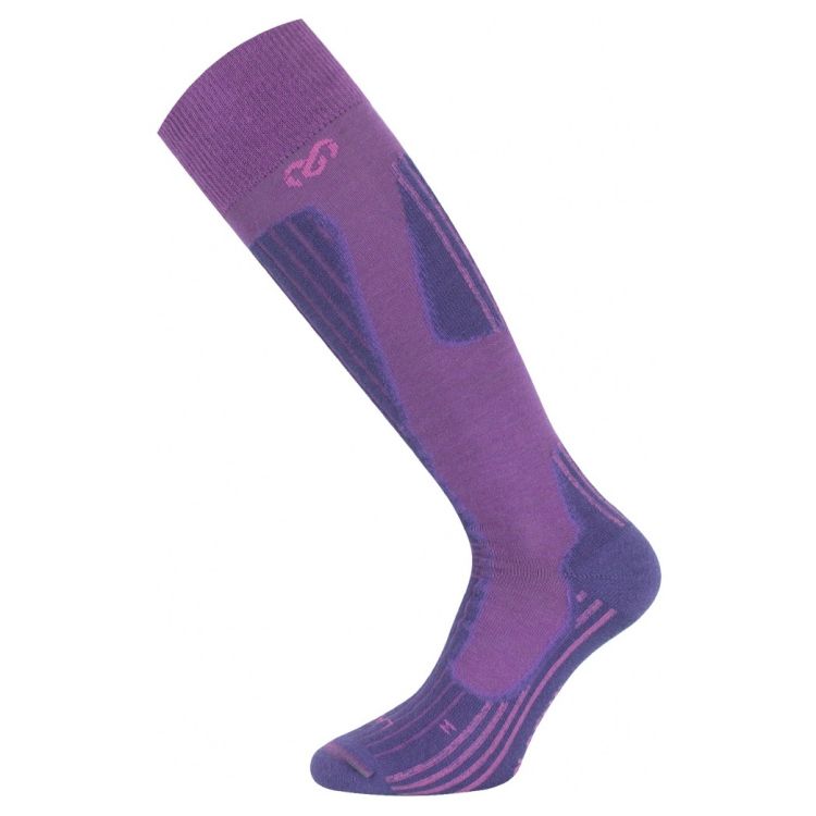 Obrázek k výrobku 7349 - Lasting merino lyžařské podkolenky SWH fialové