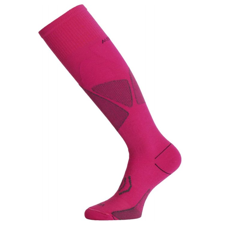 Obrázek k výrobku 7288 - Lasting merino lyžařské podkolenky SWL růžové