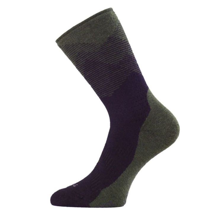 Obrázek k výrobku 7485 - Lasting merino ponožky FWN zelenočerné