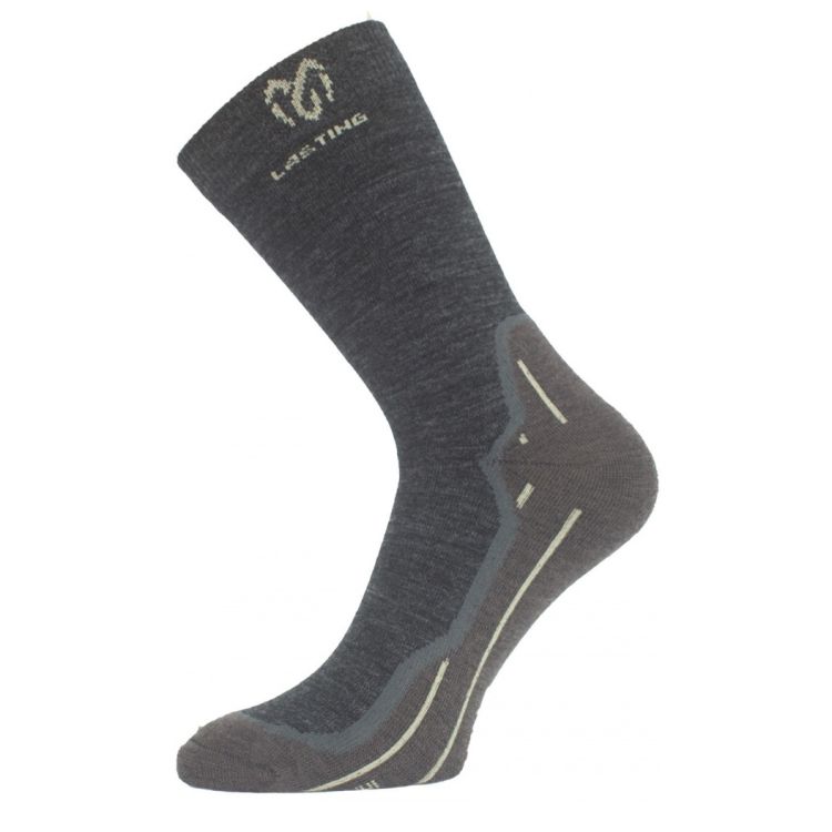 Obrázek k výrobku 7313 - Lasting merino ponožky WHI černohnědé