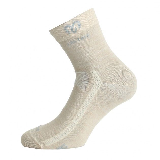 Obrázek k výrobku 7404 - Lasting merino ponožky WKS béžové