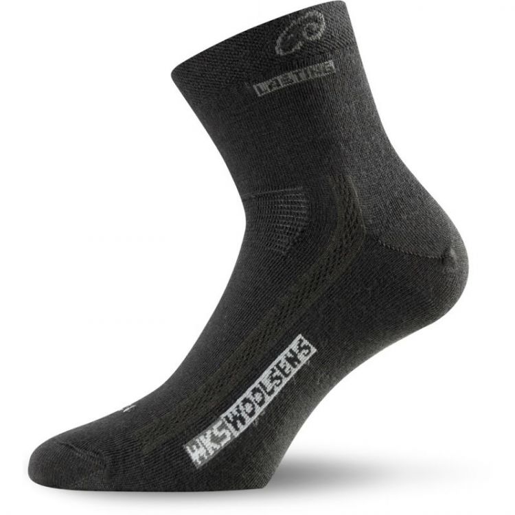 Obrázek k výrobku 2764 - Lasting merino ponožky WKS černé
