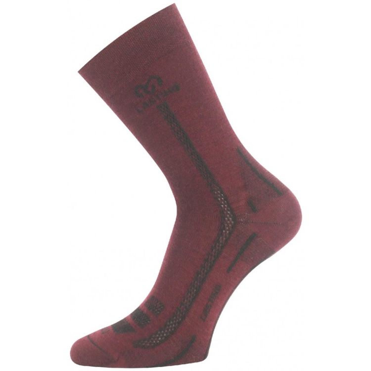 Obrázek k výrobku 7385 - Lasting merino ponožky WLS vínové
