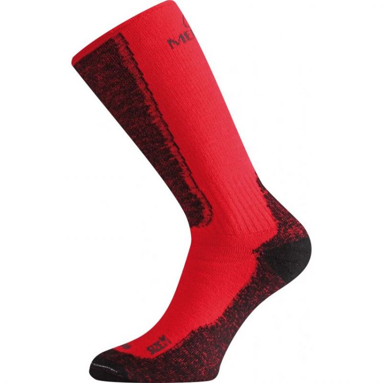 Obrázek k výrobku 2682 - Lasting merino ponožky WSM červené