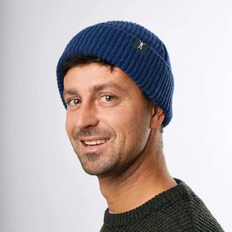 Obrázek k výrobku 5897 - Northman Beanie Merino 1:1 tmavě modrá