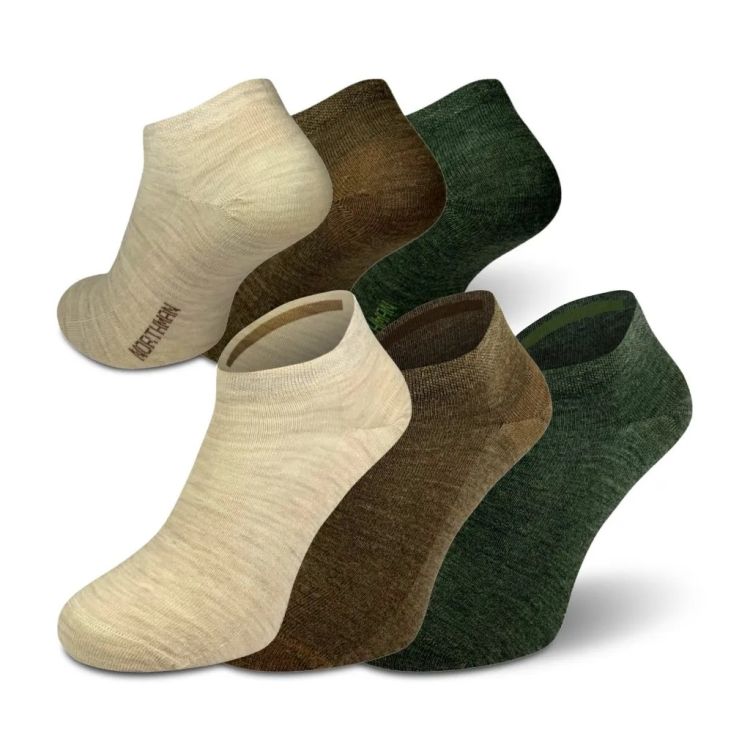 Obrázek k výrobku 5510 - Northman Summer Merino 3-pack hnědé mix