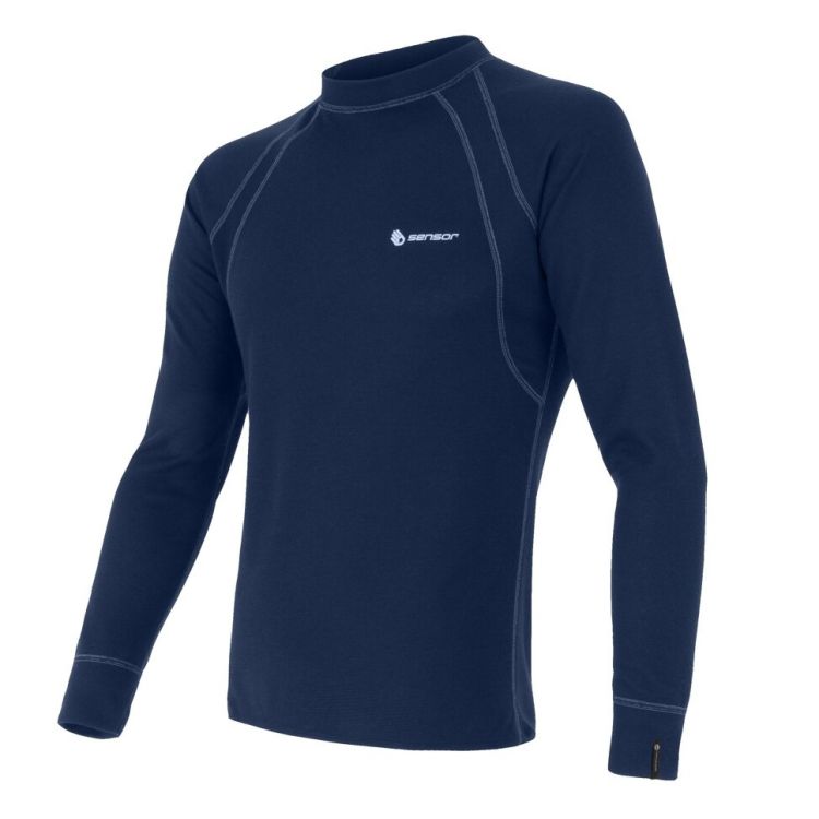 Obrázek k výrobku 6527 - SENSOR DOUBLE FACE pánské triko dl.rukáv deep blue