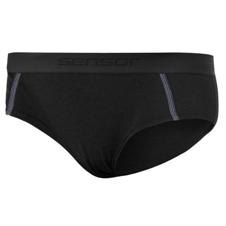 Obrázek k výrobku 6184 - SENSOR MERINO ACTIVE dámské kalhotky černá