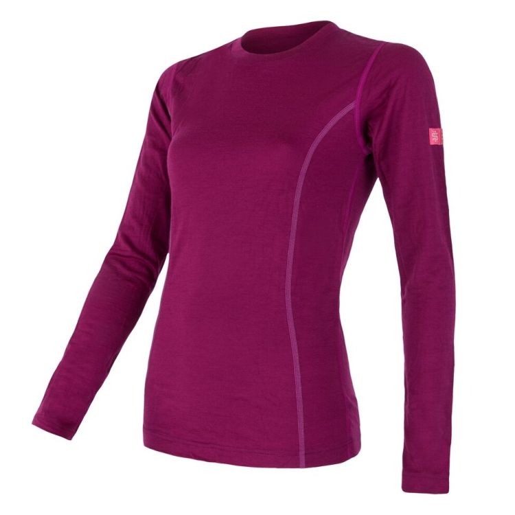 Obrázek k výrobku 6472 - SENSOR MERINO ACTIVE dámské triko dl.rukáv lilla