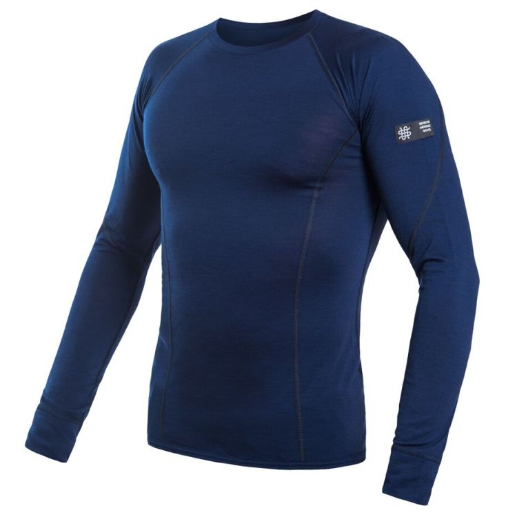 Obrázek k výrobku 6431 - SENSOR MERINO ACTIVE pánské triko dl.rukáv deep blue