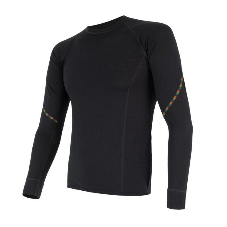 Obrázek k výrobku 5065 - SENSOR MERINO AIR pánské triko dl.rukáv černá