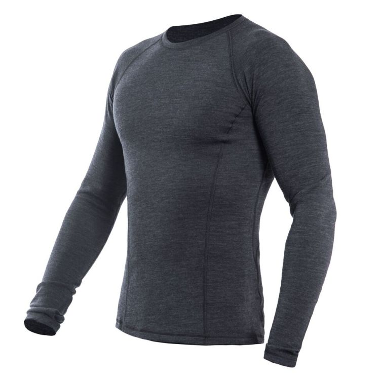 Obrázek k výrobku 6953 - SENSOR MERINO Bold pánské triko dl.rukáv anthracite grey