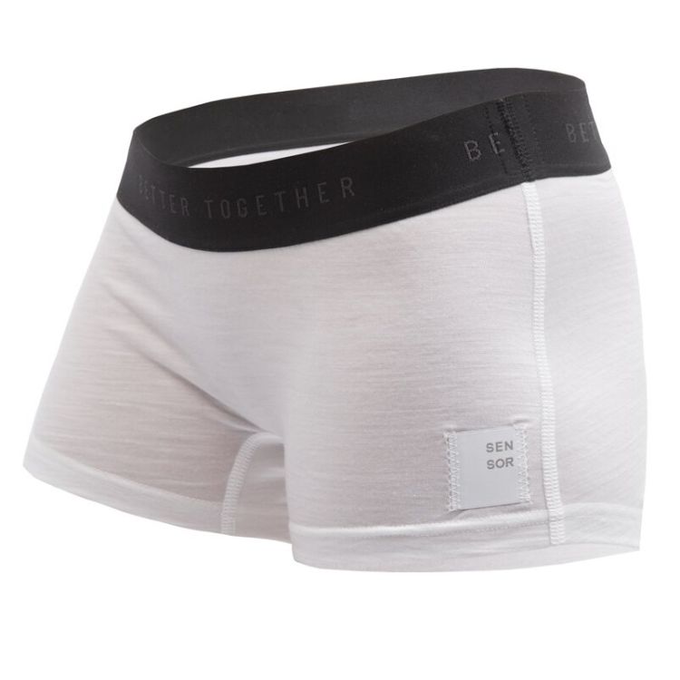 Obrázek k výrobku 6178 - SENSOR MERINO CORDURA dámské kalhotky s nohavičkou bílá