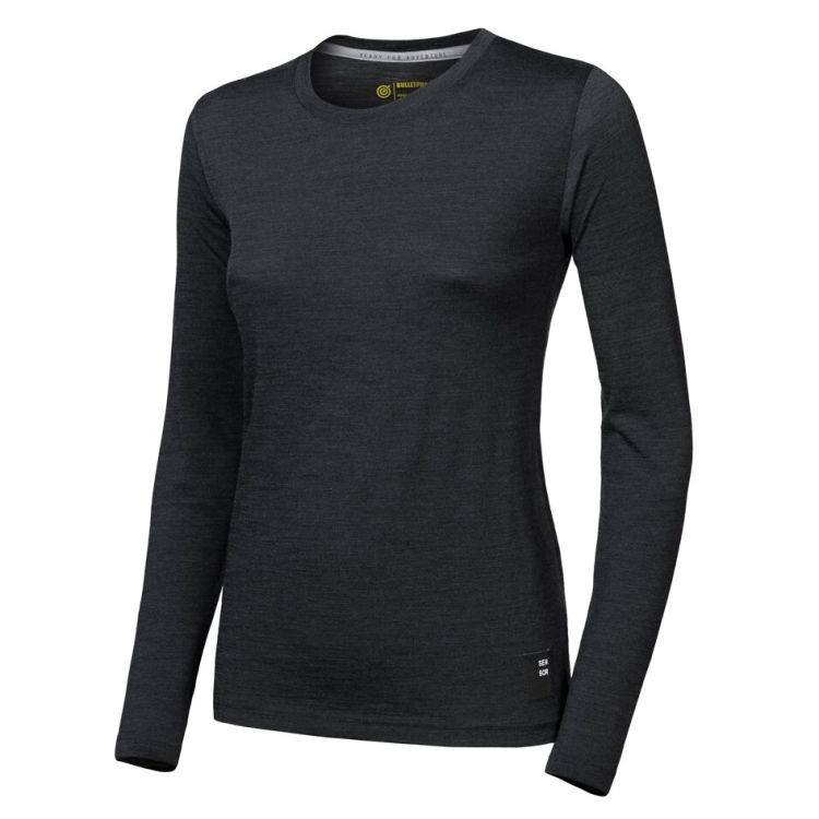 Obrázek k výrobku 6861 - SENSOR MERINO CORDURA dámské triko dl.rukáv černá