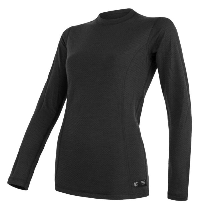 Obrázek k výrobku 6734 - SENSOR MERINO DF dámské triko dl.rukáv černá