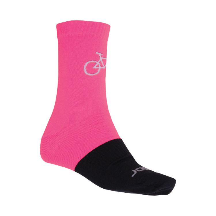 Obrázek k výrobku 4648 - Sensor ponožky Tour merino růžová/černá