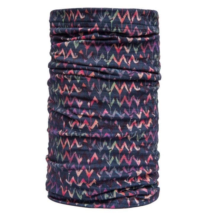 Obrázek k výrobku 7076 - SENSOR TUBE MERINO ACTIVE šátek multifunkční deep blue/origami