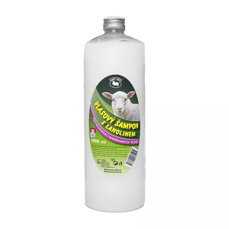 Obrázek k výrobku 6235 - Vlasový šampon s lanolinem 1000 ml