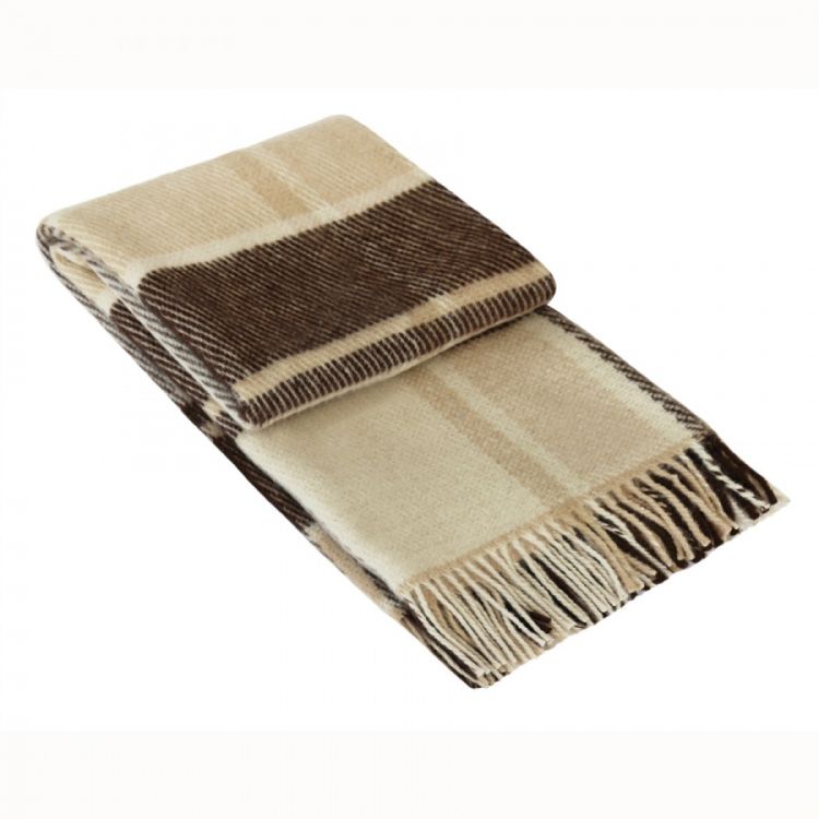 Obrázek k výrobku 3241 - Vlněný pléd Zelandia Brown