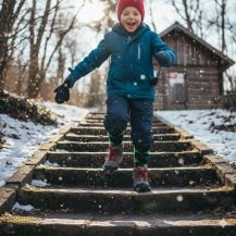 Obrázek k výrobku 7522 - Lasting dětské merino lyžařské ponožky SJD 965