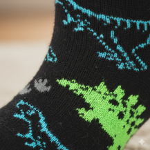 Obrázek k výrobku 7522 - Lasting dětské merino lyžařské ponožky SJD 965