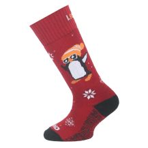 Obrázek k výrobku 7494 - Lasting dětské merino lyžařské ponožky SJT červené