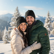 Obrázek k výrobku 7475 - Lasting merino čepice BONY modročerná