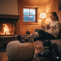 Obrázek k výrobku 7529 - Lasting merino lyžařské podkolenky SDD bíločerné