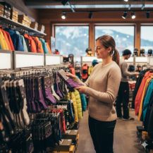 Obrázek k výrobku 7349 - Lasting merino lyžařské podkolenky SWH fialové