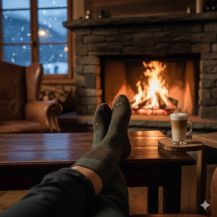 Obrázek k výrobku 7340 - Lasting merino lyžařské podkolenky SWH zelené