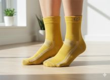 Obrázek k výrobku 7264 - Lasting merino ponožky WKS žluté