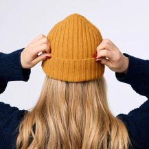 Obrázek k výrobku 5901 - Northman Beanie Merino 2:2 žlutá