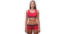 Obrázek k výrobku 6465 - SENSOR MERINO ACTIVE dámské kalhotky s nohavičkou magenta