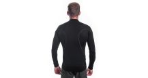 Obrázek k výrobku 6420 - SENSOR MERINO ACTIVE pánské triko dl.rukáv stoják zip černá