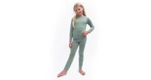 Obrázek k výrobku 7077 - SENSOR MERINO AIR set dětský triko dl.rukáv+spodky basil green