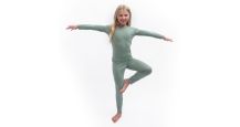 Obrázek k výrobku 7077 - SENSOR MERINO AIR set dětský triko dl.rukáv+spodky basil green