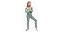 Obrázek k výrobku 7077 - SENSOR MERINO AIR set dětský triko dl.rukáv+spodky basil green