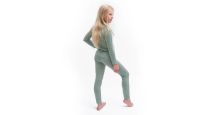 Obrázek k výrobku 7077 - SENSOR MERINO AIR set dětský triko dl.rukáv+spodky basil green