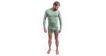 Obrázek k výrobku 6695 - SENSOR MERINO DF pánské triko dl.rukáv basil green