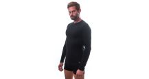 Obrázek k výrobku 5712 - SENSOR MERINO DF pánské triko dl.rukáv černá