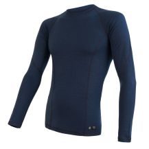 Obrázek k výrobku 7018 - SENSOR MERINO DF pánské triko dl.rukáv deep blue