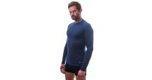 Obrázek k výrobku 7018 - SENSOR MERINO DF pánské triko dl.rukáv deep blue