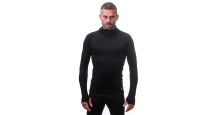 Obrázek k výrobku 7029 - SENSOR MERINO DF pánské triko dl.rukáv s kapucí černá