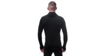 Obrázek k výrobku 7029 - SENSOR MERINO DF pánské triko dl.rukáv s kapucí černá