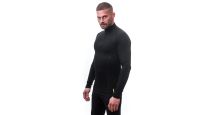 Obrázek k výrobku 6791 - SENSOR MERINO DF pánské triko dl.rukáv zip černá